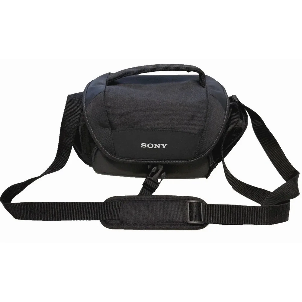 Sony LCS-VA30 Camera Bag Handycam Camcorder Bag Black Padded Case Shoulder Strap
